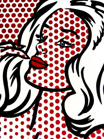Roy Lichtenstein Lithograph Coa Hand Numbered