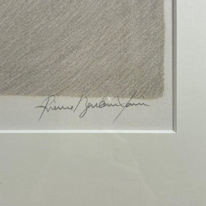 Pierre Boncompain Lithograph "Petites Anmones" Hand Signed 147/250 Framed