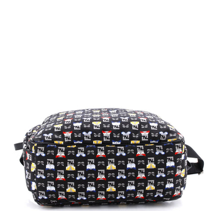 Fendi Monster Diaper Bag Printed Nylon