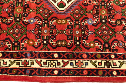 Handmade Oriental Rug Small Floral Tribal
