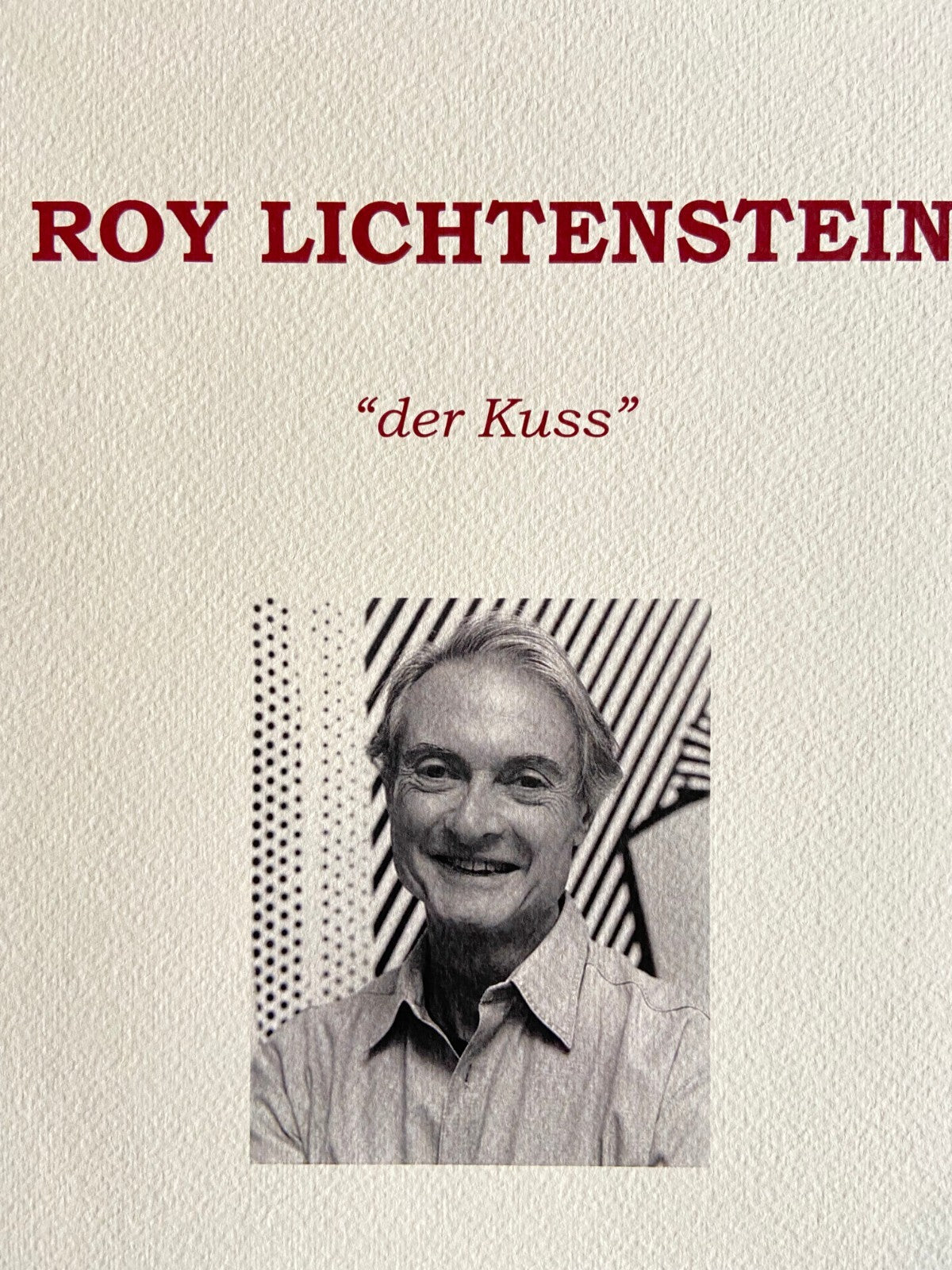 Roy Lichtenstein Lithograph