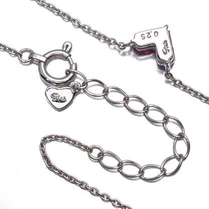 Star Jewelry Necklace Mysterious Heart Ruby