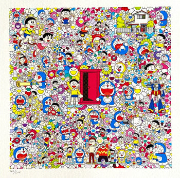 Takashi Murakami Lithograph Mori Art-Museum Coa Limited Edition