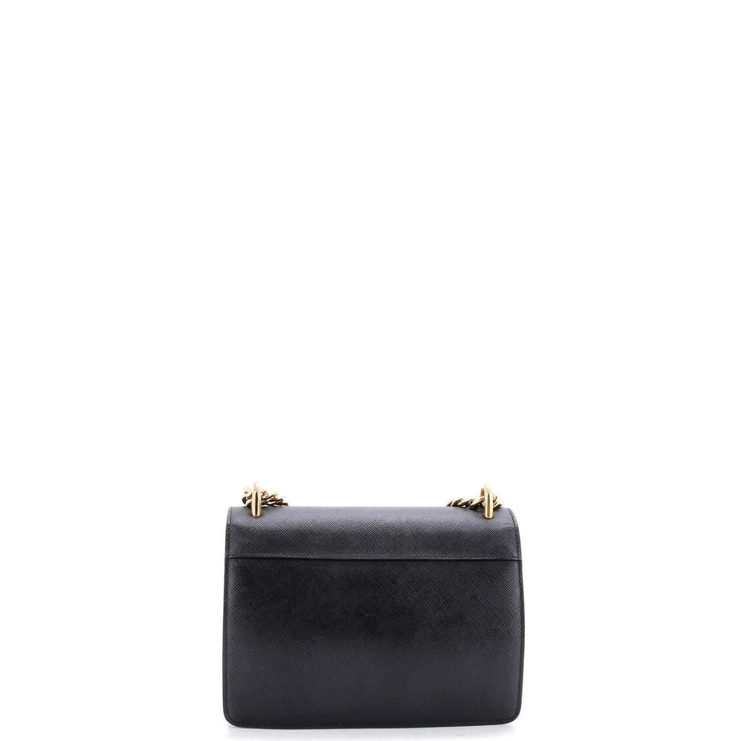 Prada Chain Flap Bag Saffiano Leather Small