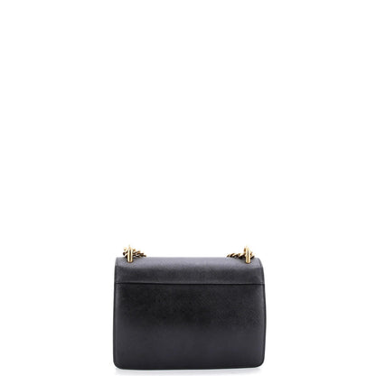 Prada Chain Flap Bag Saffiano Leather Small