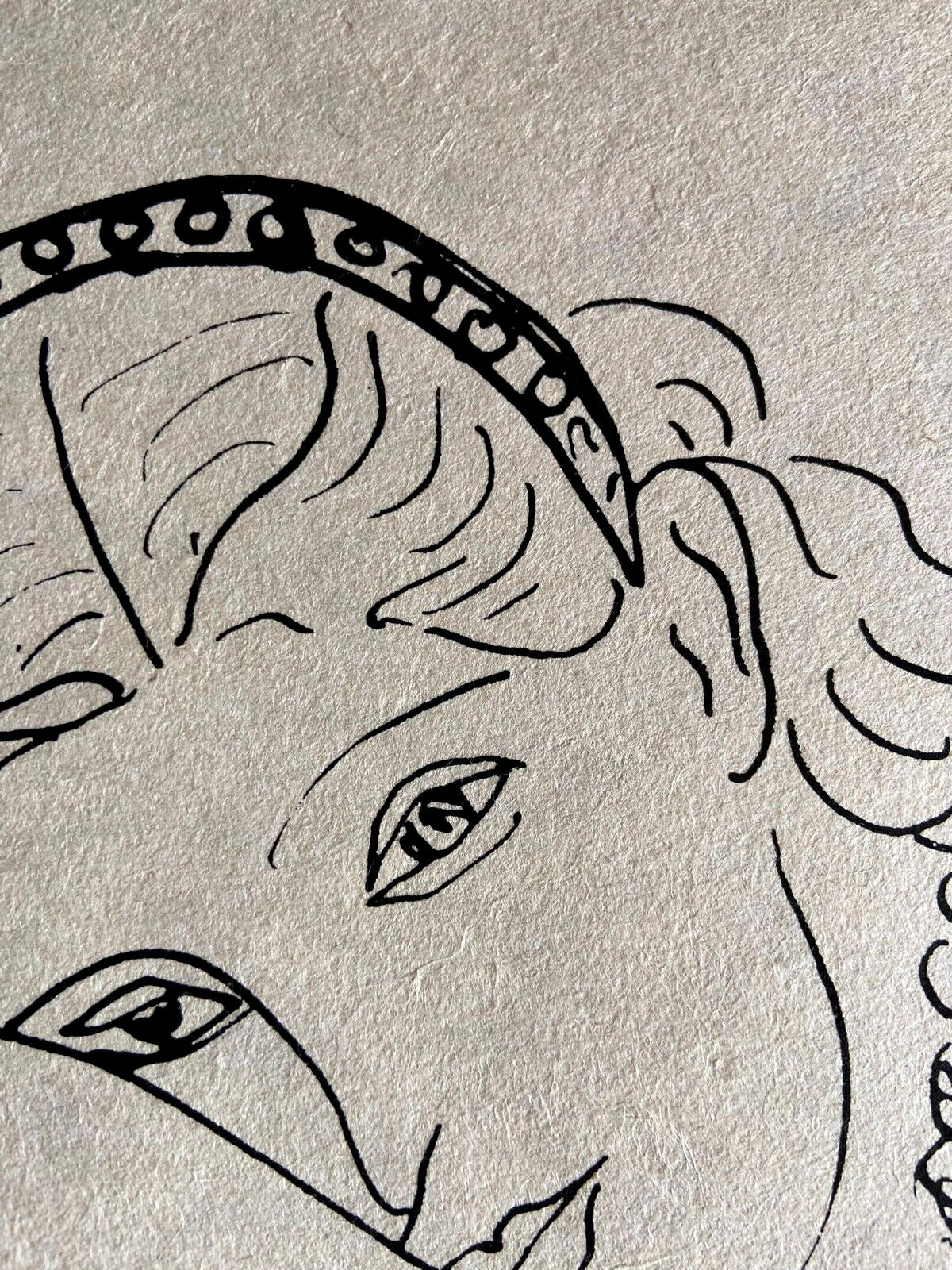 Henri Matisse Lithograph 1960 Contract