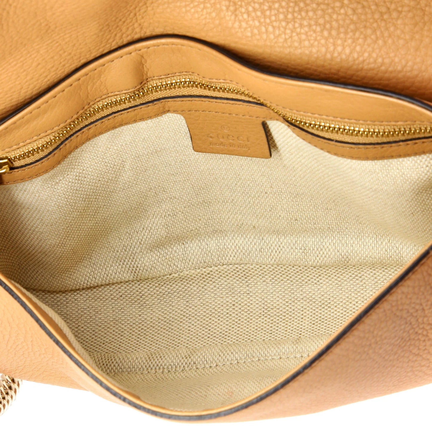 Gucci Soho Chain Crossbody Bag Leather Medium