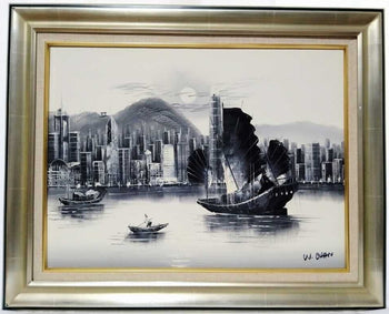 W Chan - Hong Kong Victoria Harbour Original