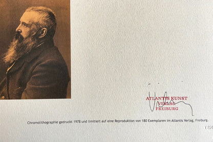 Claude Monet Lithograph Signed Numbered