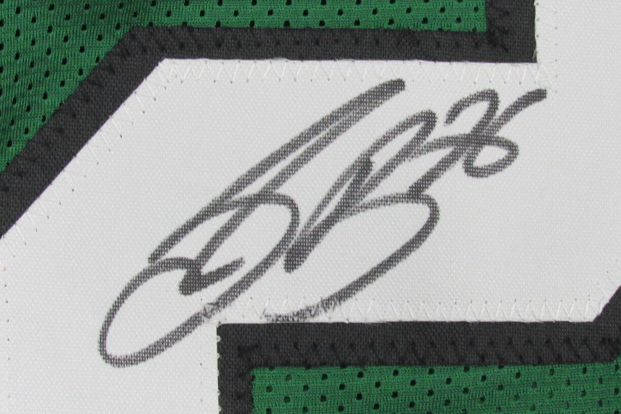 Saquon Barkley Signed Kelly Green Custom Football