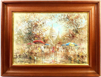 Jean Marie Quillard 1977 Original Oil Painting 