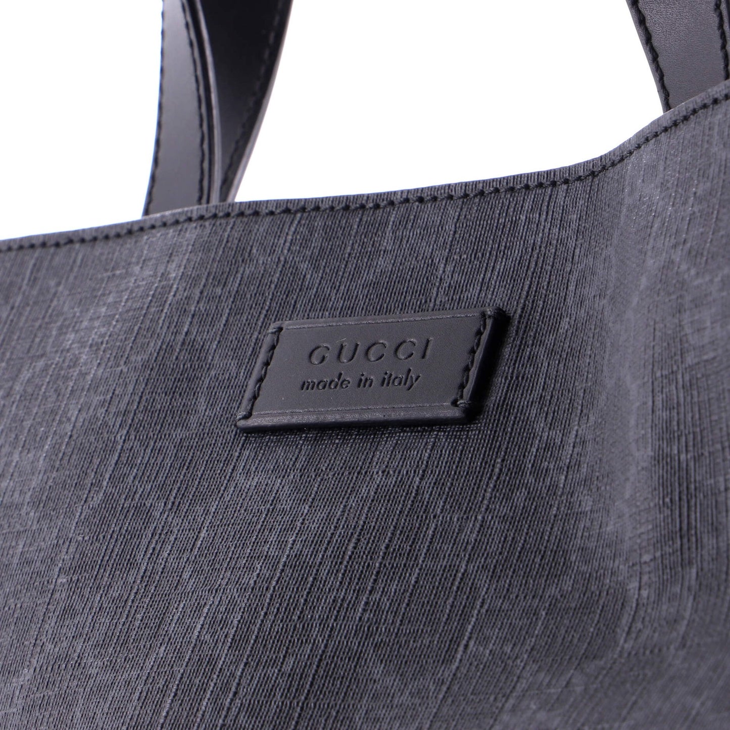 Gucci Convertible Soft Open Tote Gg Coated Canvas Tall