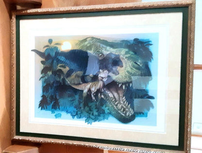 Framed Drew Struzan Lost World GICLEE Edition 30/ 250 Autographed