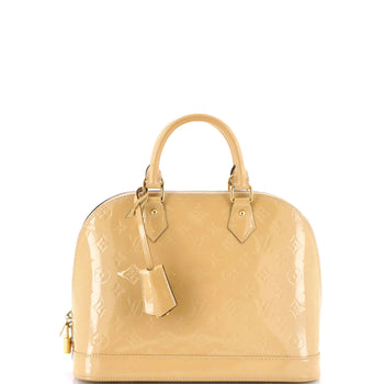 Louis Vuitton Alma Handbag Monogram Vernis Pm