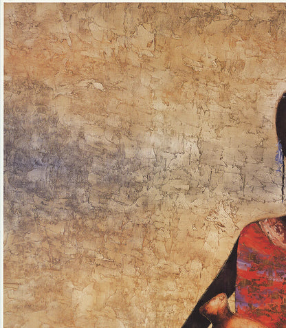 Michel Rauscher The Gift Bearer " Offset Lithograph African A