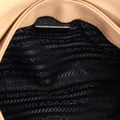 Small Prada Chain Flap Crossbody Bag Saffiano and Soft Calf