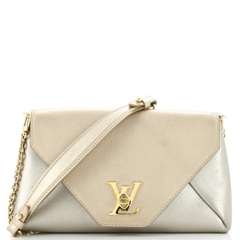 Louis Vuitton Love Note Chain Clutch Leather