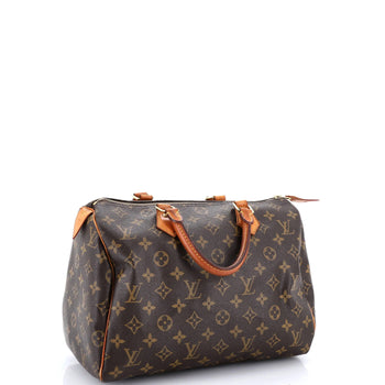 Louis Vuitton Speedy Handbag Monogram Canvas 30