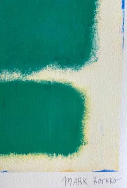 Mark Rothko Lithograph Coa Signed Op Numbered