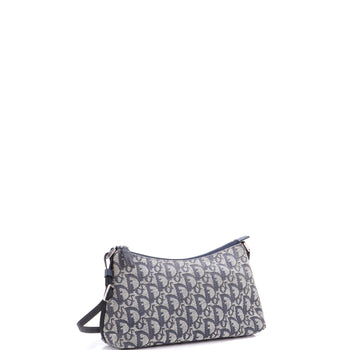 Christian Dior Vintage Trotter Pochette Shoulder Bag Diorissimo Canvas Small