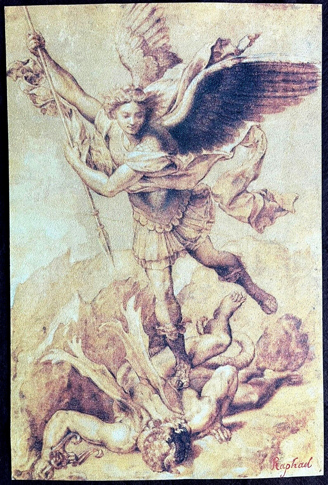 Raffaello Sanzio Lithograph 1968 Limited Edition Numbered With Certified Pencil