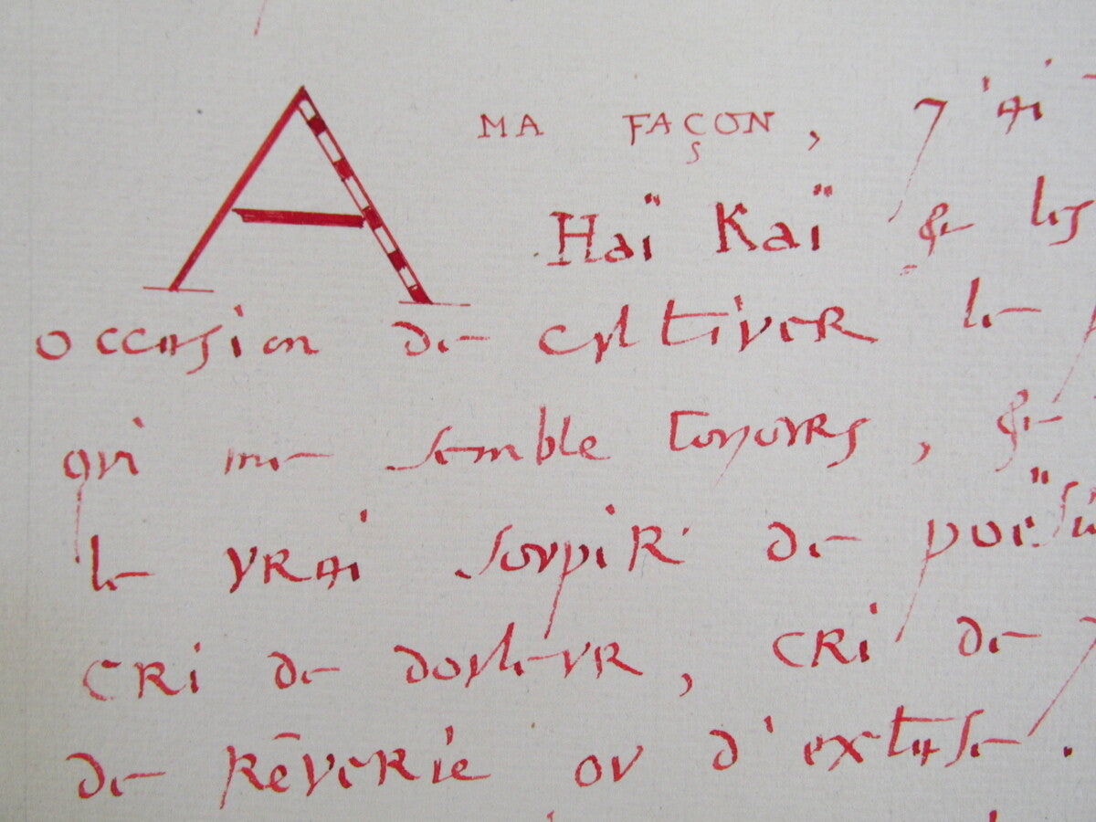 Andre Suares?Hai Kai D'Occident?With Autograph Special Edition Limited To 10