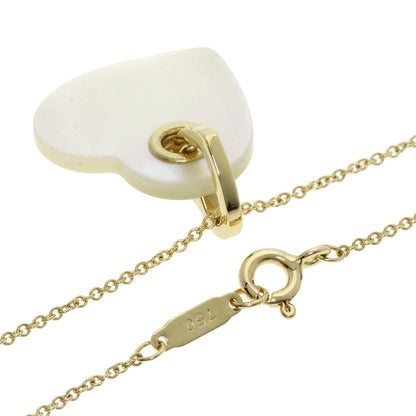 Tiffany&Co.   Necklace Heart White Shell K18