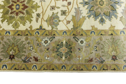 Handmade Osh Chobi Floral Style Peshawar Rug