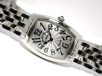 Franck Muller Ladies Tonneau Curvex Silver 1752Bqz