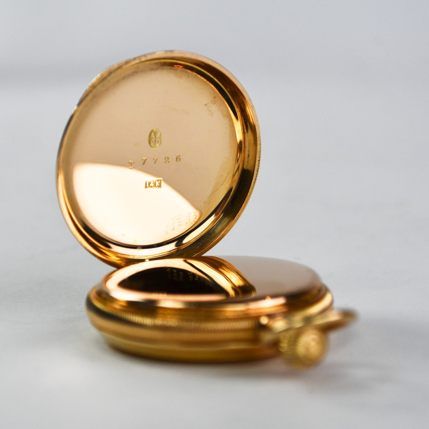 14K Yellow Gold American Waltham Pocket Watch