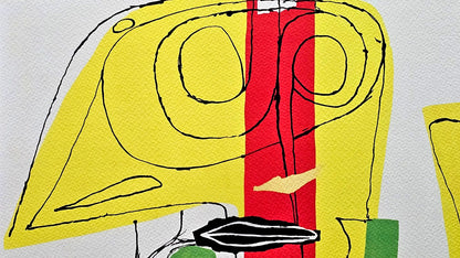 Le Corbusier Lithograph Coa Cachet Certified/Numbered A Hand