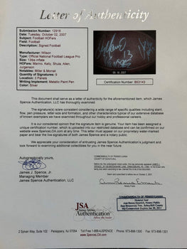 Hall Of Fame Autographed Official Wilson Nfl Football (Jsa)