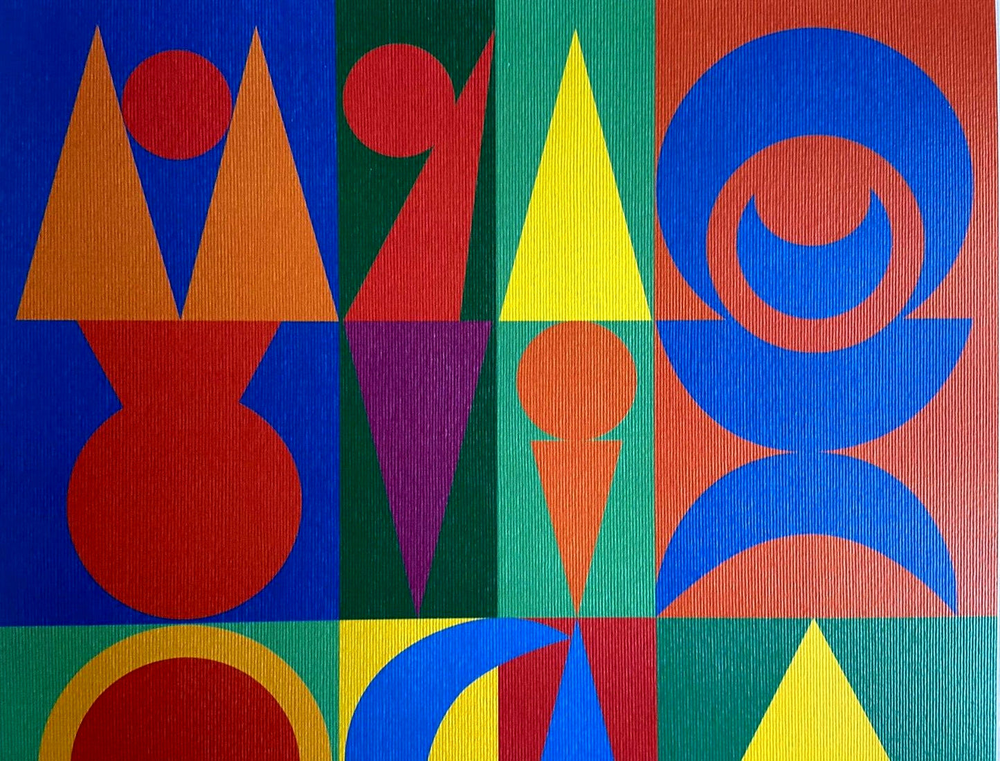 Auguste Herbin Lithograph Hand Numbered Coa (Josef Albers)