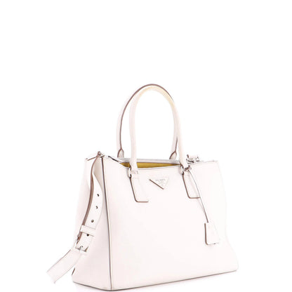 Prada Double Zip Lux Tote Saffiano Leather Medium
