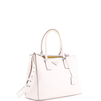 Prada Double Zip Lux Tote Saffiano Leather Medium