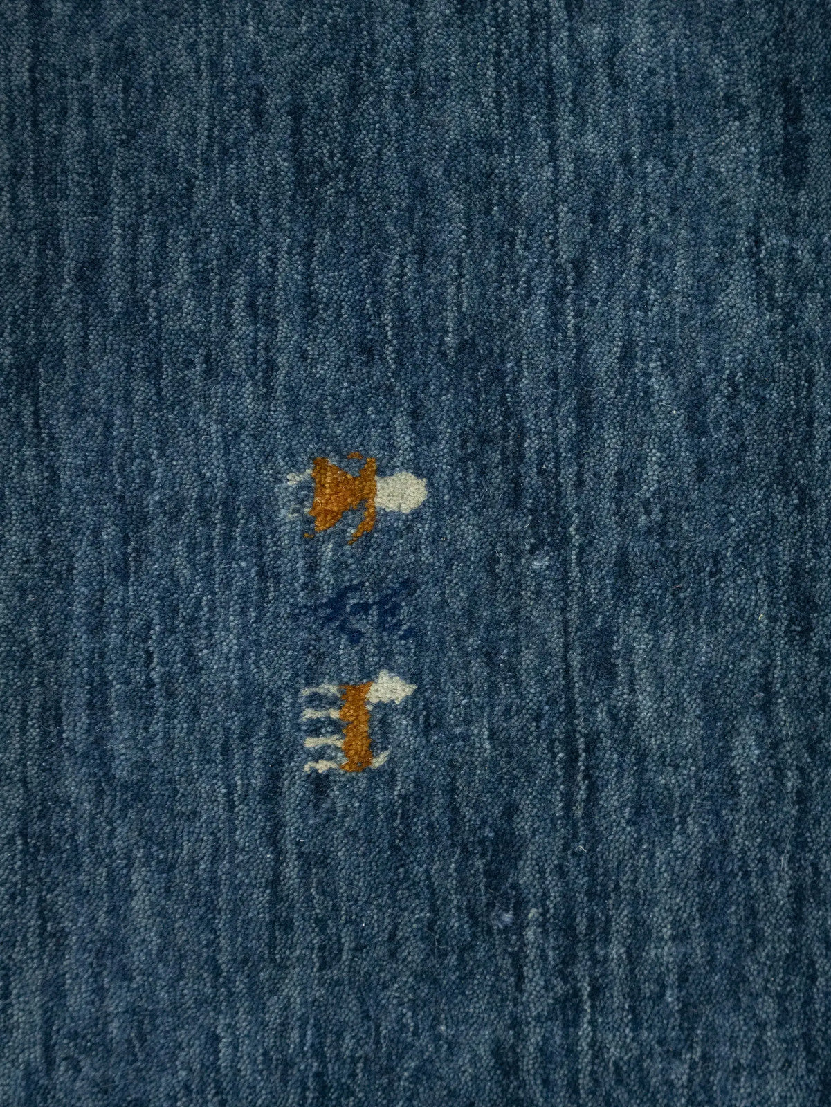 2'7X9'10 Modern Runner Rug 3X10 ft Steel Blue Tribal Design Hallway Carpet