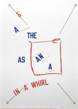 Lawrence Weiner 2008 Original Lithograph On Paper
