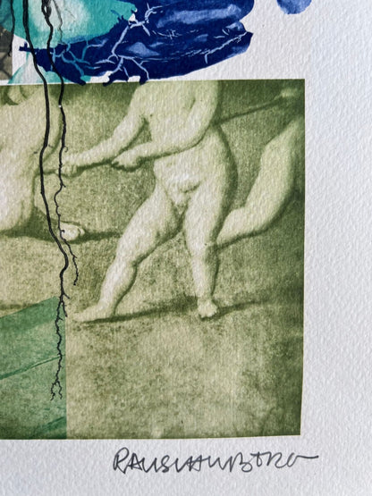 Robert Rauschenberg Lithograph Coa Signed Op Numbered By Hand 180 Ex