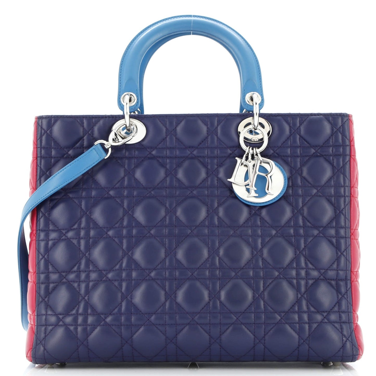 Christian Dior Lady Dior Bag Cannage Quilt Lambskin Large