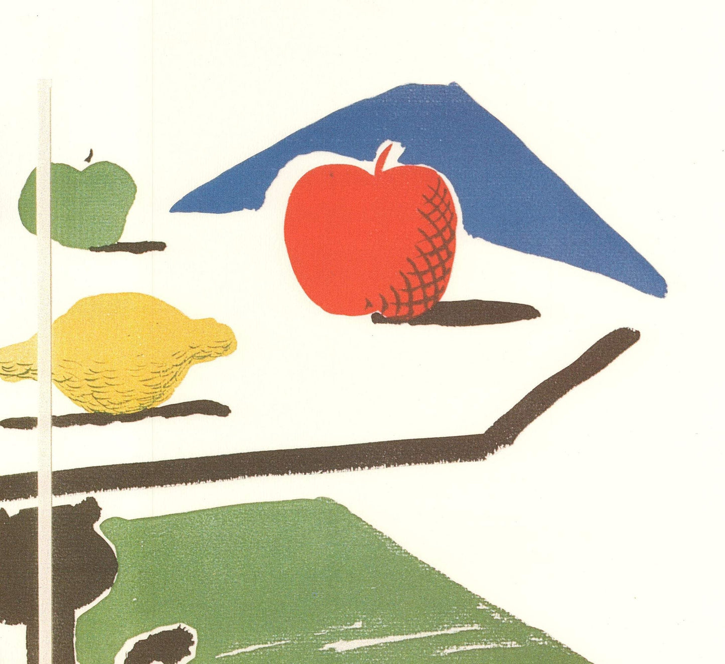David Hockney Apple, Grapes, Lemon On A Table " Poster Pop Art Mu