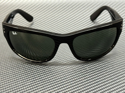 RAY BAN RB2289 901 31 Black Green Mega Balorama Unisex 60 mm Sunglasses