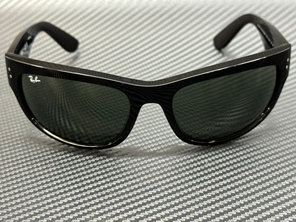 RAY BAN RB2289 901 31 Black Green Mega Balorama Unisex 60 mm Sunglasses