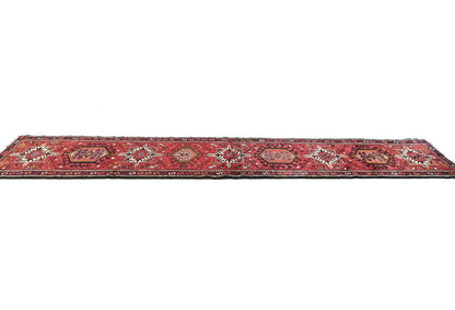 Vintage Tribal Oriental Runner Rug 2'5X12'0 ft