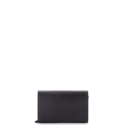 Saint Laurent Uptown Chain Wallet Leather