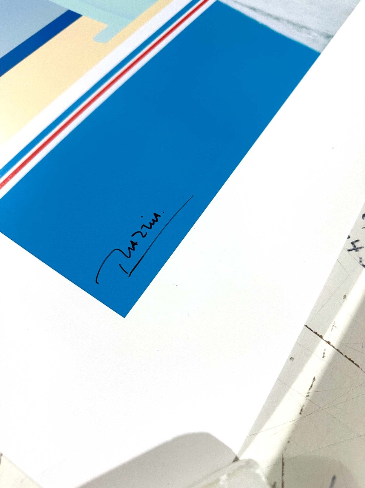 Razzia  Le Touquet Plage Paris Plage Hand Signed Original Ravel France