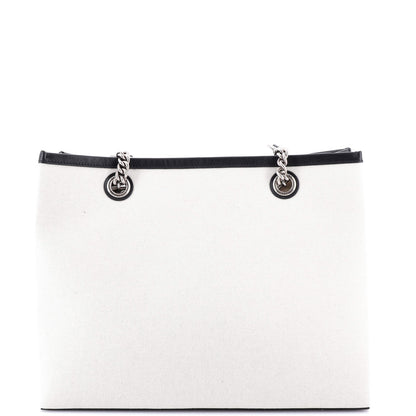 Balenciaga Cities Duty Free Tote Printed Canvas Medium