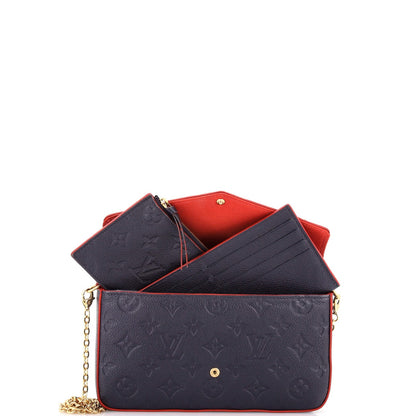 Louis Vuitton Felicie Pochette Monogram Empreinte Leather