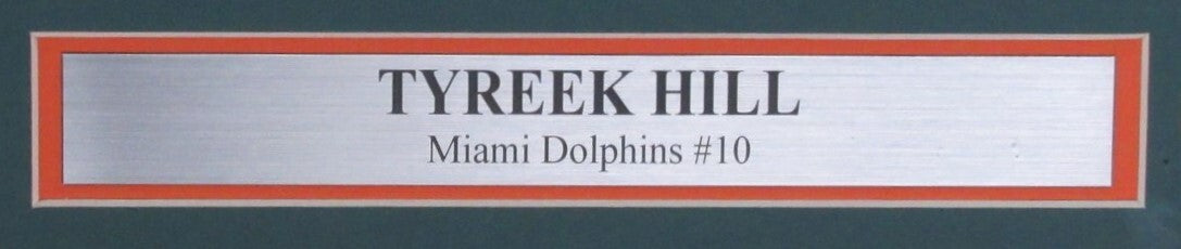 Tyreek Hill Signed 16X20 Photo Miami Dolphins Framed Beckett 187201