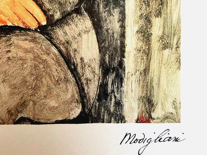 Amedeo Modigliani 1952 Coa Quadriennale Signed Op (Egon Schiele)