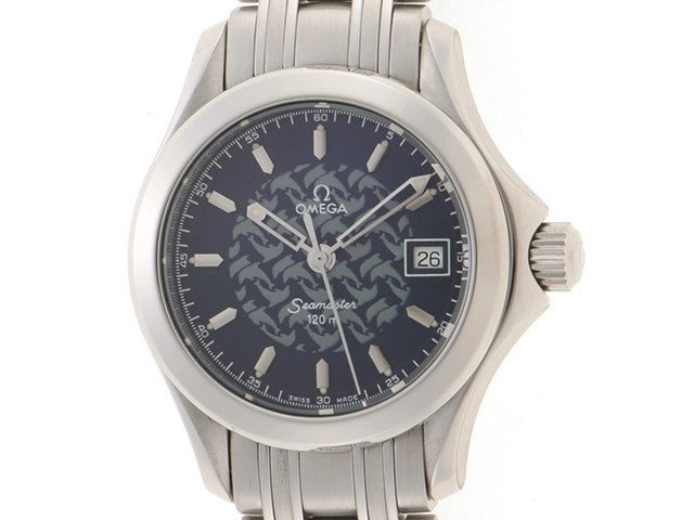 Omega Seamaster Jacques Mayol 1997 Le Ed. Of 1000 Pcs 2580.80 Blue Quartz